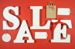 black friday retail sales promotion concept black friday retail sales promotion concept large white sale letters flat 104371313