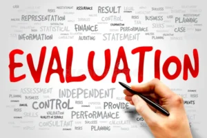 evaluation word cloud business concept 57689344